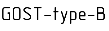 GOST type B Regular.ttf
