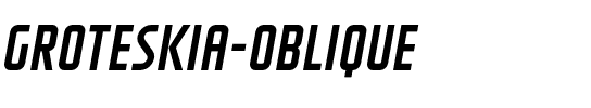 GROTESKIA OBLIQUE.otf