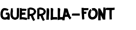 GUERRILLA FONT Regular.ttf