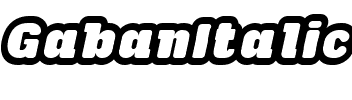 Gaban Italic.ttf