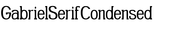 Gabriel Serif Condensed Normal.ttf