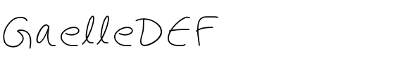 GaelleDEF Medium.ttf