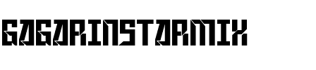 Gagarin Star Mix Regular.ttf