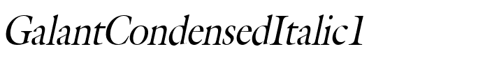 Galant-Condensed Italic.ttf