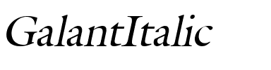 Galant Italic.ttf