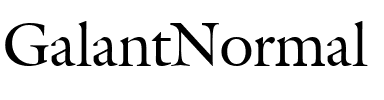 Galant Normal.ttf