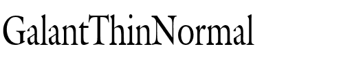 Galant Thin Normal.ttf