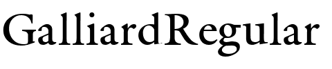 Galliard Regular.ttf