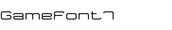 Game Font 7 Regular.ttf