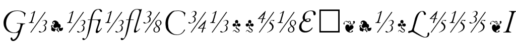 Garamand Classic Extras Light Italic.ttf