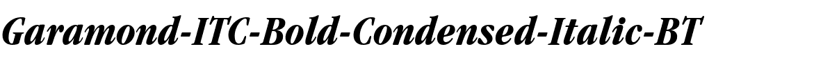 GarmdITC BkCn BT Bold Italic.ttf