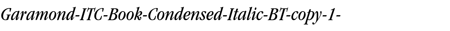 GarmdITC BkCn BT Book Italic.ttf