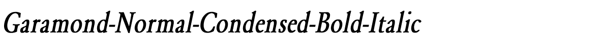 Garamond-Normal Condensed Bold Italic.ttf