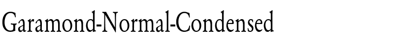 Garamond-Normal Condensed Regular.ttf