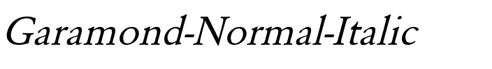 Garamond-Normal Italic.ttf