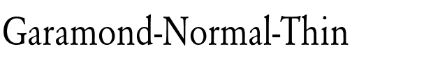 Garamond-Normal Thin Regular.ttf
