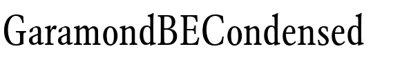 Garamond BE Regular.ttf
