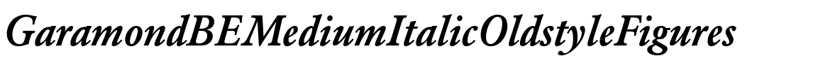 Garamond BE ItalicBold.ttf