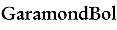 GaramondBold Regular.ttf