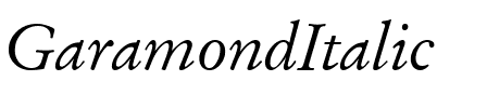 GaramondItalic Regular.ttf