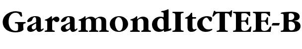 GaramondItcTEE Bold.ttf