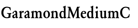 GaramondMediumC Regular.ttf