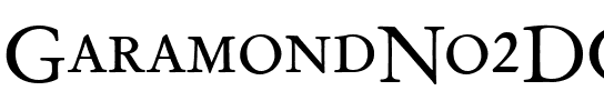 GaramondNo2DCDReg Regular.ttf