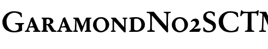 GaramondNo2SCTMed Regular.ttf