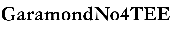 GaramondNo4TEEMed Regular.ttf