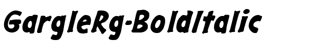 Gargle Rg Bold Italic.ttf