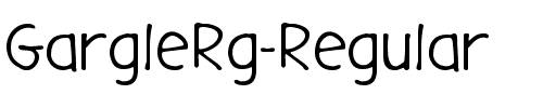 Gargle Rg Regular.ttf