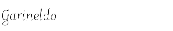 Garineldo Regular.otf