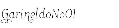 GarineldoNo01 Regular.otf