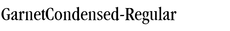 GarnetCondensed Regular.ttf