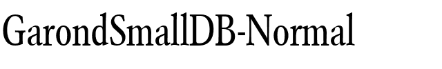 GarondSmallDB Normal.ttf