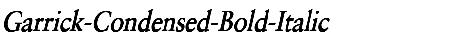 Garrick Condensed Bold Italic.ttf