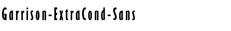Garrison ExtraCond. Sans Regular.ttf