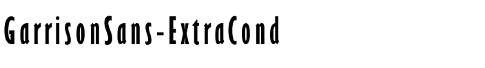 GarrisonSans-ExtraCond Regular.ttf