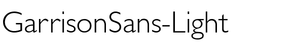 GarrisonSans-Light Regular.ttf