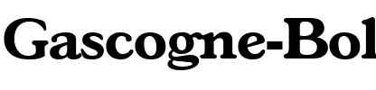 Gascogne-Bold Regular.ttf