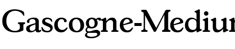 Gascogne-Medium Regular.ttf