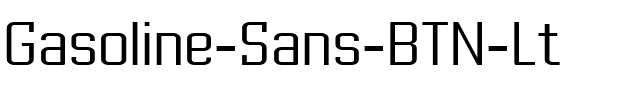 Gasoline Sans BTN Lt Regular.ttf