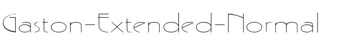 Gaston Extended Normal.ttf