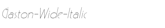 Gaston Wide Italic.ttf