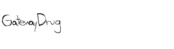 GatewayDrug Normal.ttf