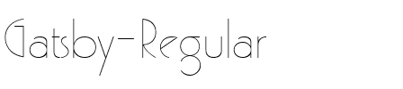Gatsby Regular.ttf