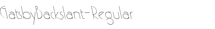 GatsbyBackslant Regular.ttf