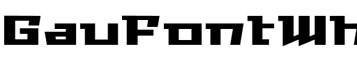 GauFontWhiteBase Regular.ttf