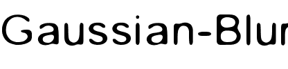 Gaussian Blur Regular.ttf