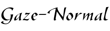 Gaze Normal.ttf